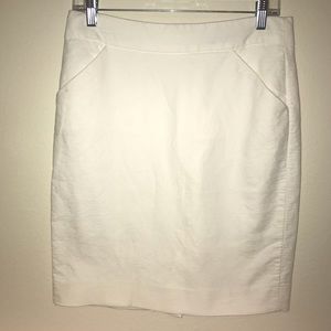 Jcrew white skirt